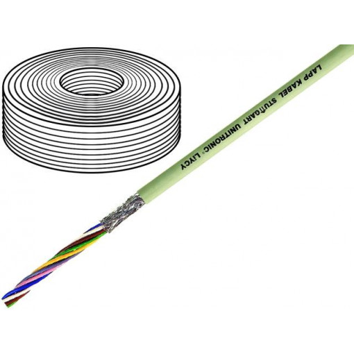 0034305; Wire; UNITRONIC® LiYCY; 5x0,14mm2; tinned copper braid; PVC; grey; LAPP KABEL 0034305; Wire; UNITRONIC® LiYCY; 5x0,14mm2; tinned copper braid; PVC; grey; LAPP KABEL