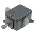 LK-10R; Limit switch; pusher with parallel roller; NO + NC; 16A; IP56; PROMET