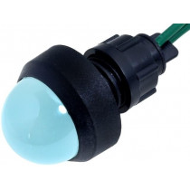 LKD220-G; Indicator: LED; prominent; 230VAC; Cutout: Ø13mm; IP20; 300mm leads; ELPROD