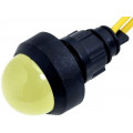 LKD220-Y; Indicator: LED; prominent; 230VAC; Cutout: Ø13mm; IP20; 300mm leads; ELPROD