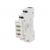 LKM-01-40; Module: voltage indicator; 3x400VAC; IP20; DIN; 90x17.5x66mm; ZAMEL