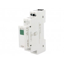LKM-03-20; Module: voltage indicator; 230VAC; IP20; DIN; 90x17.5x66mm; ZAMEL