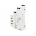 LKM-04-40; Module: voltage indicator; 3x230VAC; IP20; DIN; 90x17.5x66mm; ZAMEL