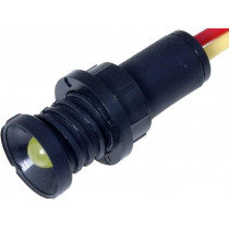 LKM12-24-Y; Indicator: LED; recessed; 12÷24VDC; 12÷24VAC; Cutout: Ø10mm; IP20; ELPROD