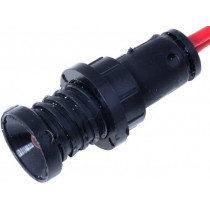 LKM220-R; Indicator: LED; recessed; 230VAC; Cutout: Ø10mm; IP20; 300mm leads; ELPROD