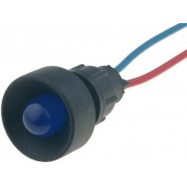 LKS12-24-B; Indicator: LED; recessed; 12÷24VDC; 12÷24VAC; Cutout: Ø13mm; IP20; ELPROD