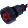 LKS12-24-R; Indicator: LED; recessed; 12÷24VDC; 12÷24VAC; Cutout: Ø13mm; IP20; ELPROD
