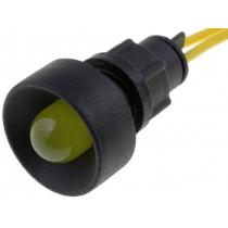 LKS220-Y; Indicator: LED; recessed; 230VAC; Cutout: Ø13mm; IP20; 300mm leads; ELPROD