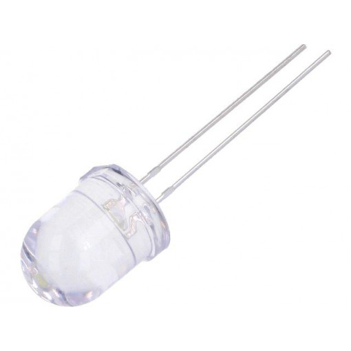 LL-1004WC2R-W2-3PC; LED; 10mm; white cold; 14000÷23000mcd; 15°; Front: convex; 11000K; LUCKY LIGHT LL-1004WC2R-W2-3PC; LED; 10mm; white cold; 14000÷23000mcd; 15°; Front: convex; 11000K; LUCKY LIGHT