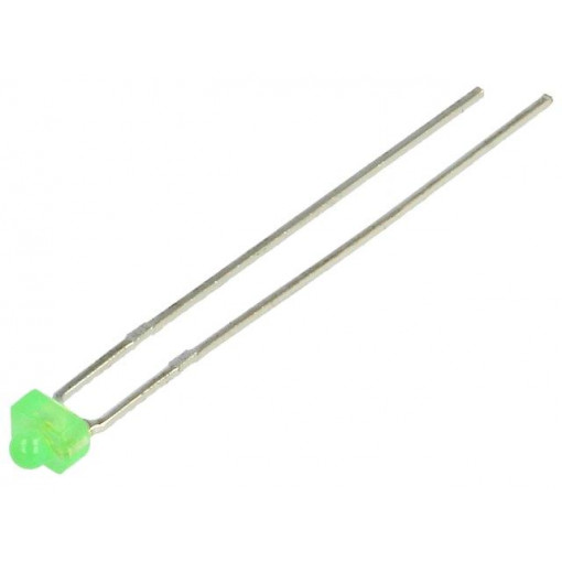 LL-204GD2A-1A; LED; 1.8mm; green; 2.2÷2.6mcd; 55°; 2.1÷2.8V; Front: convex; LUCKY LIGHT
