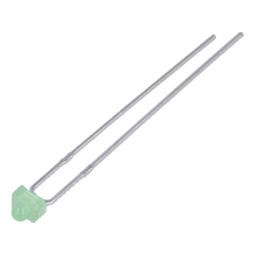 LL-204PGD2A-G5-2B; LED; 1.8mm; green; 1300÷2200mcd; 60°; 2.6÷3.6V; Front: convex; LUCKY LIGHT