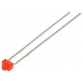LL-204VD2A-V1-2B; LED; 1.8mm; red; 200÷300mcd; 55°; 1.6÷2.5V; Front: convex; LUCKY LIGHT