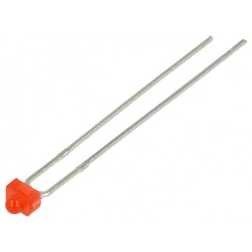LL-204VD2A-V1-2B; LED; 1.8mm; red; 200÷300mcd; 55°; 1.6÷2.5V; Front: convex; LUCKY LIGHT
