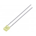 LL-234YD2Q-1B; LED; rectangular; 3.2x2x4.15mm; yellow; 30÷70mcd; 130°; Front: flat; LUCKY LIGHT LL-234YD2Q-1B; LED; rectangular; 3.2x2x4.15mm; yellow; 30÷70mcd; 130°; Front: flat; LUCKY LIGHT