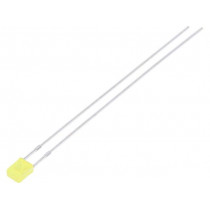 LL-234YD2Q-1B-L54; LED; rectangular; 3.2x2x4.15mm; yellow; 30÷70mcd; 130°; Front: flat; LUCKY LIGHT