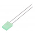 LL-253GD1G-1B; LED; rectangular; 5x2x7.05mm; yellow green; 9÷20mcd; 130°; 20mA; LUCKY LIGHT LL-253GD1G-1B; LED; rectangular; 5x2x7.05mm; yellow green; 9÷20mcd; 130°; 20mA; LUCKY LIGHT