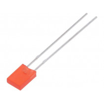 LL-253VD1F-1B; LED; rectangular; 5x2x7.15mm; red; 70÷120mcd; 130°; Front: flat; LUCKY LIGHT