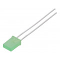LL-254GD1E-1A; LED; rectangular; 5x2mm; green; 10÷15mcd; 146°; Front: flat; 20mA; LUCKY LIGHT LL-254GD1E-1A; LED; rectangular; 5x2mm; green; 10÷15mcd; 146°; Front: flat; 20mA; LUCKY LIGHT
