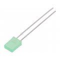 LL-254PGD1G-G5-2B; LED; rectangular; 5x2x7.05mm; green; 780÷1300mcd; 130°; Front: flat; LUCKY LIGHT LL-254PGD1G-G5-2B; LED; rectangular; 5x2x7.05mm; green; 780÷1300mcd; 130°; Front: flat; LUCKY LIGHT