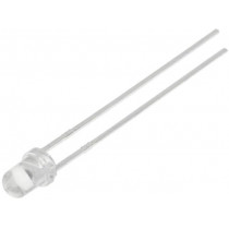 LL-304BC2E-009; LED; 3mm; blue; 3500mcd; 40°; Front: convex; LUCKY LIGHT