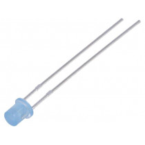 LL-304BD1X-B4-2B; LED; 3mm; blue; 210÷350mcd; 110°; Front: flat; LUCKY LIGHT