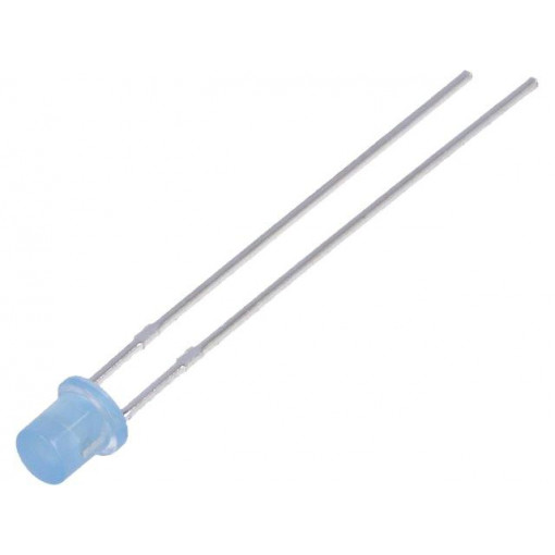 LL-304BD1X-B4-2B; LED; 3mm; blue; 210÷350mcd; 110°; Front: flat; LUCKY LIGHT