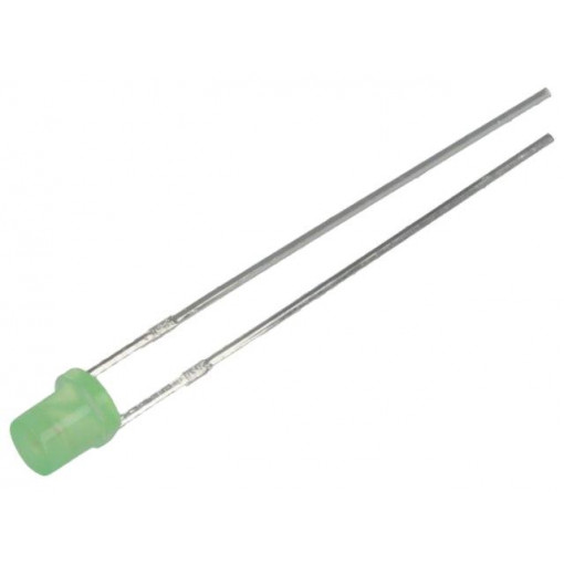 LL-304GD1X-1A; LED; 3mm; green; 6÷13mcd; 130°; Front: flat; LUCKY LIGHT