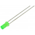 LL-304GD2Y-1A; LED; 3mm; green; 9÷11mcd; 125°; Front: flat; LUCKY LIGHT LL-304GD2Y-1A; LED; 3mm; green; 9÷11mcd; 125°; Front: flat; LUCKY LIGHT