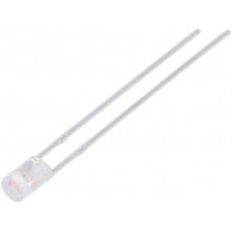 LL-304PGC4J-G5-2B; LED; 3mm; green; 2200÷3800mcd; 100°; Front: flat; without flange; LUCKY LIGHT