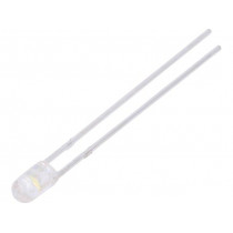 LL-304WC2J-W2-3PD; LED; 3mm; white cold; 5000÷8500mcd; 30°; Front: convex; 11000K; LUCKY LIGHT