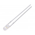 LL-304WC2J-W5-3PD; LED; 3mm; white neutral; 5000÷8500mcd; 30°; Front: convex; 5500K; LUCKY LIGHT