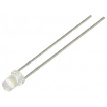 LL-304WC4B-W2-3PD; LED; 3mm; white cold; 9000mcd; 30°; Front: convex; LUCKY LIGHT