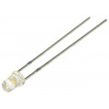 LL-304WC4B-W6-3PD; LED; 3mm; white warm; 8000mcd; 30°; Front: convex; LUCKY LIGHT