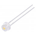 LL-484WC1C-W6-3P; LED; 4.8mm; white warm; 1300÷2200mcd; 100°; Front: convex; 2.6÷3.6V; LUCKY LIGHT