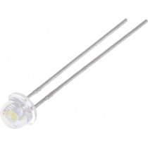 LL-484WC1F-W2-3P; LED; 4.8mm; white cold; 1300÷2200mcd; 90°; Front: convex; 2.6÷3.6V; LUCKY LIGHT