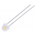 LL-484WC1F-W6-3P; LED; 4.8mm; white warm; 1300÷2200mcd; 90°; Front: convex; 2.6÷3.6V; LUCKY LIGHT