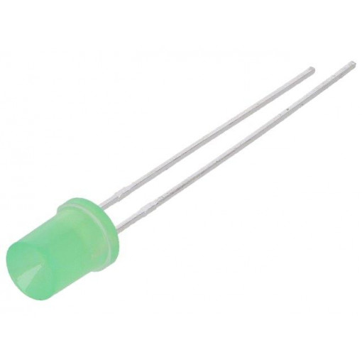 LL-503GD2K-1A; LED; 5mm; green; 45÷55mcd; 150°; 20mA; 1.8÷2.6V; Front: recessed; LUCKY LIGHT