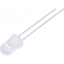 LL-503YC2E-4CE; LED; 5mm; yellow; 1300÷2200mcd; 45°; 20mA; 1.6÷2.4V; Front: convex; LUCKY LIGHT