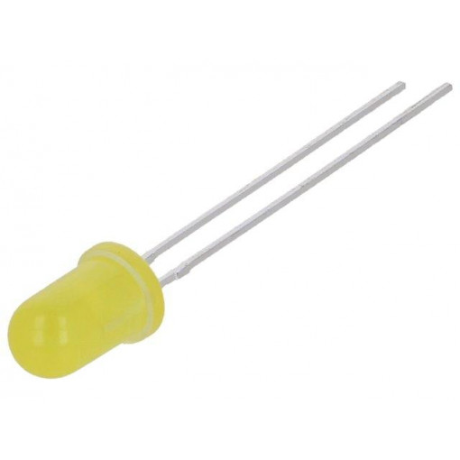LL-503YD2E-2Y; LED; 5mm; yellow; 38÷43mcd; 40°; 20mA; 1.6÷2.5V; Front: convex; LUCKY LIGHT