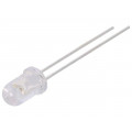 LL-504BC2Z-B4-2GF; LED; 5mm; blue; 1700÷2600mcd; 60°; 20mA; 2.8÷3.6V; Front: convex; LUCKY LIGHT