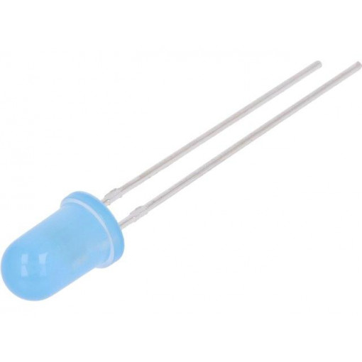 LL-504BD2E-B4-2B; LED; 5mm; blue; 350÷600mcd; 60°; 20mA; 2.6÷3.6V; Front: convex; LUCKY LIGHT