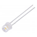 LL-504WC1E-W6-3P; LED; 5mm; white warm; 1000÷1700mcd; 100°; 20mA; 2.6÷3.6V; 3000K; LUCKY LIGHT