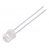 LL-504WC1E-W6-3P; LED; 5mm; white warm; 1000÷1700mcd; 100°; 20mA; 2.6÷3.6V; 3000K; LUCKY LIGHT