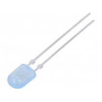 LL-544BD2I-B4-2B-T; LED; oval; 5.2x3.8mm; blue; 460÷780mcd; 110/40°; Front: convex; 20mA; LUCKY LIGHT LL-544BD2I-B4-2B-T; LED; oval; 5.2x3.8mm; blue; 460÷780mcd; 110/40°; Front: convex; 20mA; LUCKY LIGHT