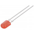 LL-544VD2I-V1-4D-T; LED; oval; 5.2x3.8mm; red; 1000÷1600mcd; 110/40°; Front: convex; LUCKY LIGHT