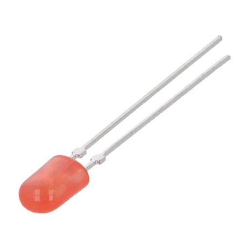 LL-544VD2I-V1-4I-T; LED; oval; 5.2x3.8mm; red; 780÷1300mcd; 110/40°; Front: convex; 20mA; LUCKY LIGHT LL-544VD2I-V1-4I-T; LED; oval; 5.2x3.8mm; red; 780÷1300mcd; 110/40°; Front: convex; 20mA; LUCKY LIGHT