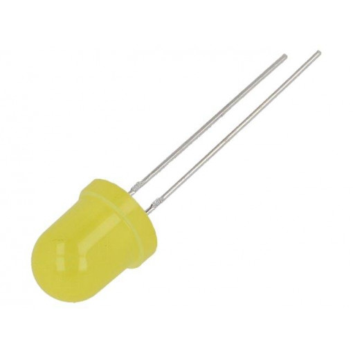 LL-803YD2C-2Y; LED; 8mm; yellow; 40÷45mcd; 40°; Front: convex; LUCKY LIGHT