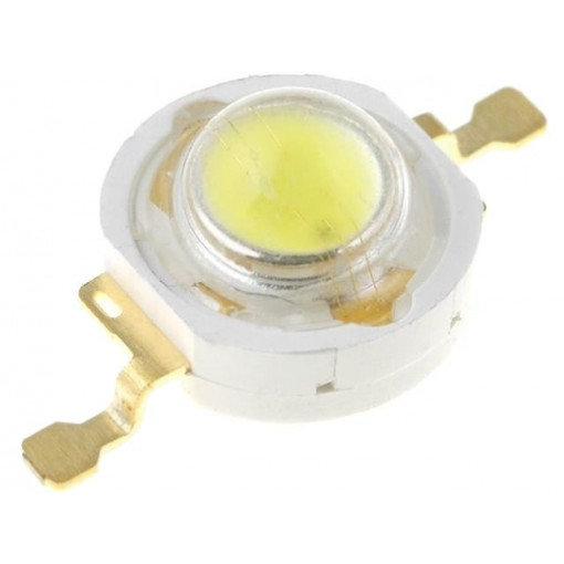 LL-HP60MW1L-S; Power LED; white cold; 140°; 350mA; P: 1W; 50÷60lm; 2.8÷4V; LUCKY LIGHT LL-HP60MW1L-S; Power LED; white cold; 140°; 350mA; P: 1W; 50÷60lm; 2.8÷4V; LUCKY LIGHT