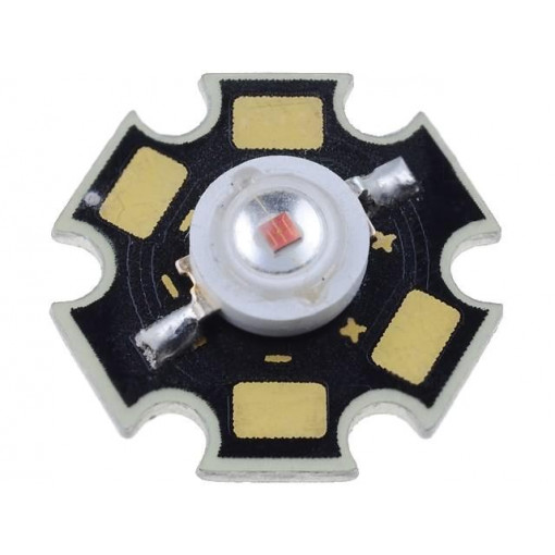 LL-HP60NUYC; Power LED; STAR; yellow; 120°; 590nm; P: 1W; 30÷40lm; LUCKY LIGHT