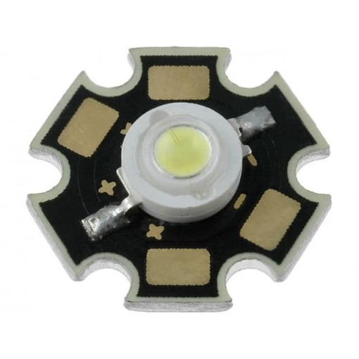 LL-HP60NWEB; Power LED; STAR; white cold; 120°; P: 1W; 85÷100lm; LUCKY LIGHT LL-HP60NWEB; Power LED; STAR; white cold; 120°; P: 1W; 85÷100lm; LUCKY LIGHT